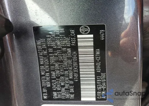 2011 Toyota Camry Base from USA, damaged, VIN 4T4BF3EK2BR106434